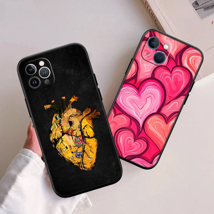 Calm Heart Neue Handyhülle für Redmi Note 8 9 10 11 11S 10C 10X 10A 10T 9A 9C 9T 9S 8T Pro Max Plus Prime
