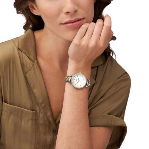 TILLIE Three-Hand Two-Tone Stainless Steel Watch