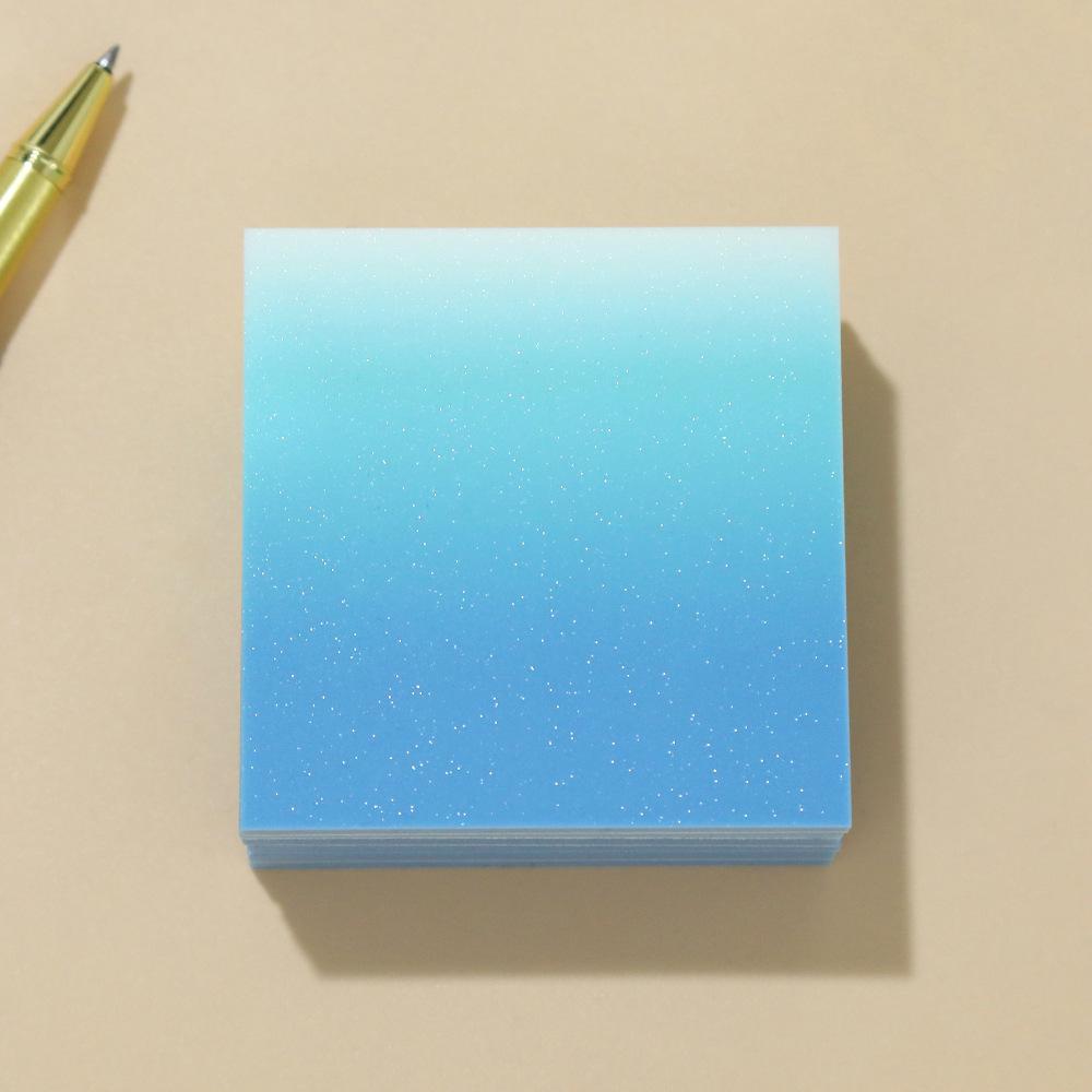 50 fogli Notes adesive per studenti PET traslucido Post-it Blocchetti notes Posit per cancelleria scolastica Adesivi per ufficio