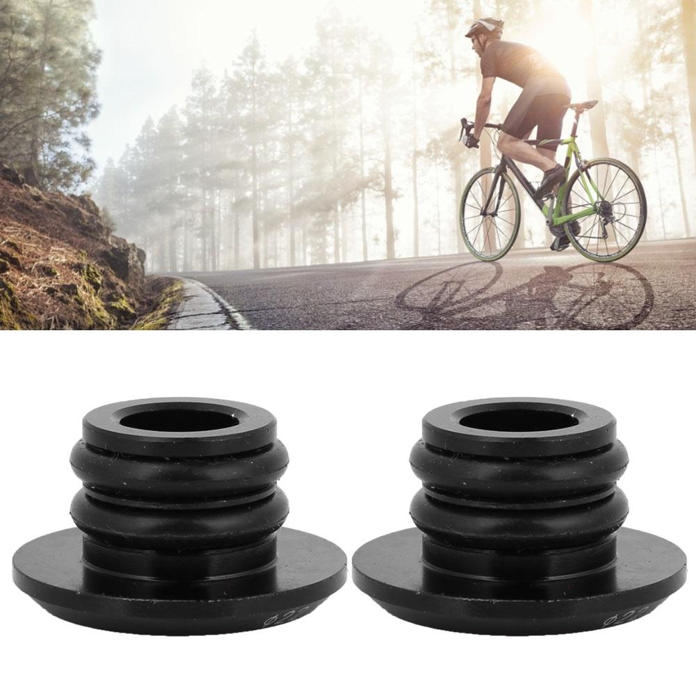 1 Pair Aluminum Alloy Road Bike   Handlebar Handle Grip Bar End Plug   Parts(gold)