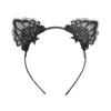 2026 Adorable Water Soluble Lace Cat Ear Thin Headband