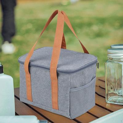 Insulated Bag Oxford Cloth Large Reusable Portable Lightweight Lunch Tote Box for