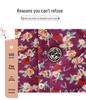 Extra Warm Plus Size Mom's Fleece-Lined Cotton Jacket for Middle-Aged and Elderly Women