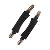 Elastic Shoe Strap Set, Adjustable Heel Straps, NonSlip Rubber Tab, Replaceable Clips,