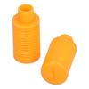 Plastic Pneumatic Muffler   Line   Control Exhaust Silencer Compressor Fitting Orange