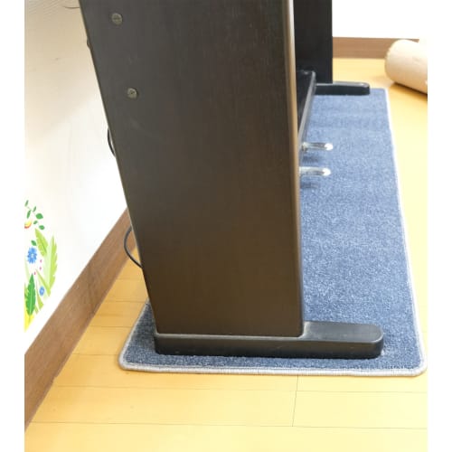 YNAK Digital Piano Soundproofing and Anti-Vibration Mat/Carpet, 55 x 150 cm x 1.0 cm Thick (Fog Blue)