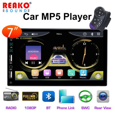 Autoradio 1 Din 7" Lecteur multimédia universel Carplay Android Auto Audio MP5 Bluetooth USB TF FM Caméra Autoradio