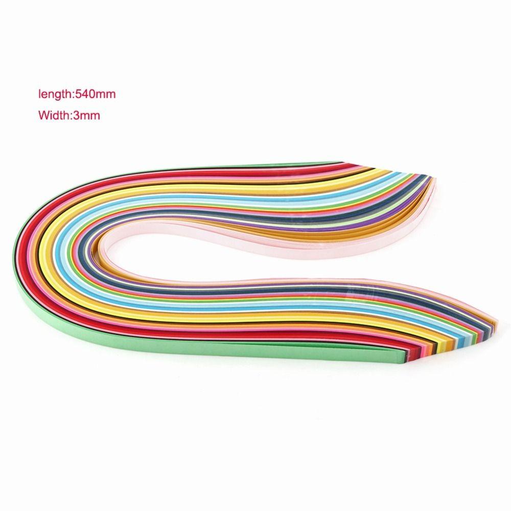 720PCS 3mm Width Quilling Paper 36 Colors DIY Quilling Paper Quilling Strips  Paper Filigrana