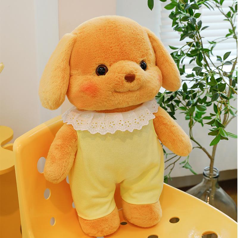 Semper puppy doll poodle plush toy cute doll family doll small nose gaga same style