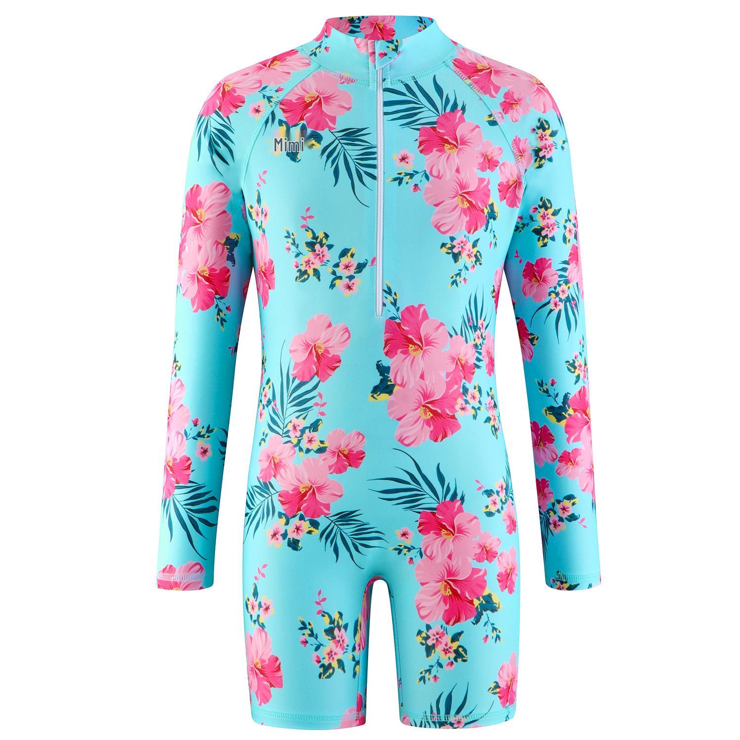 

Купальник с длинным рукавом для девочек с единорогом - Защита от солнца, быстросохнущая купальная одежда для детей 120 cm - Medium Child