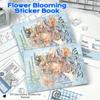 Neues 24-seitiges Florales Briefmarken-Sammlung Aufkleber DIY Retro Scrapbooking Aufkleber Abnehmbar Y2K Aufkleber Buch