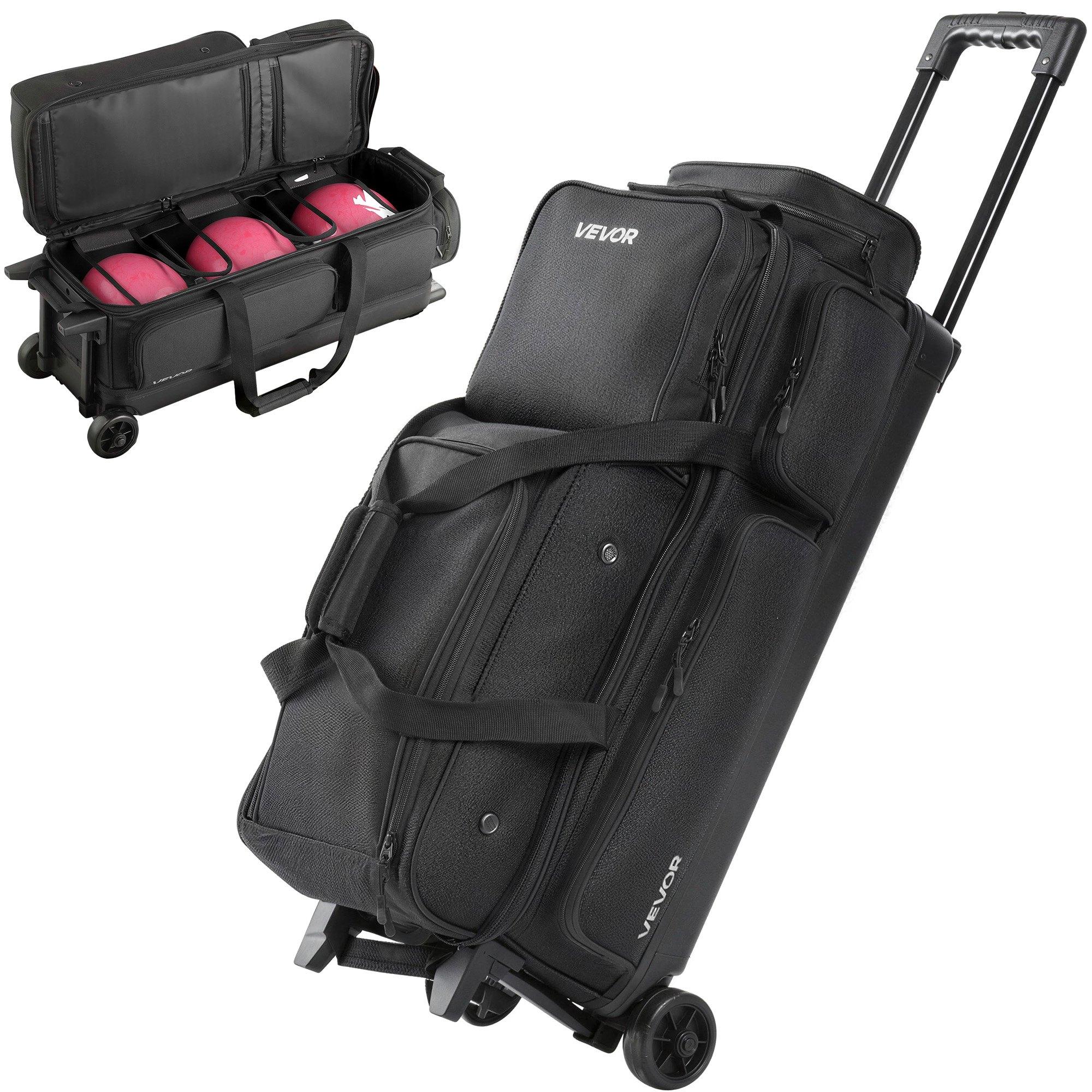 VEVOR Bowling Ball Bag, 3 Ball