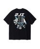 Men's round-neck T-shirt 2025 New 2jz turbine Engine jdm engine cultural print graphic fashionable casual hip-hop breathable top