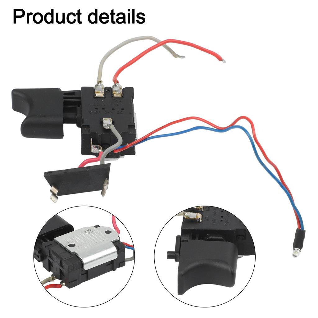 1 Pcs 21V Electric Drill Speed Control Button Trigger Switch Cordless Drill For Power Tools Drill Speed Control
