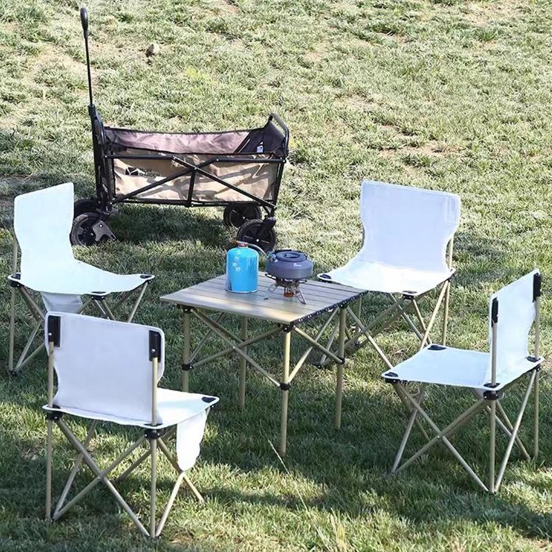 Compact Foldable Outdoor Table and Chair Set for Camping and Picnics