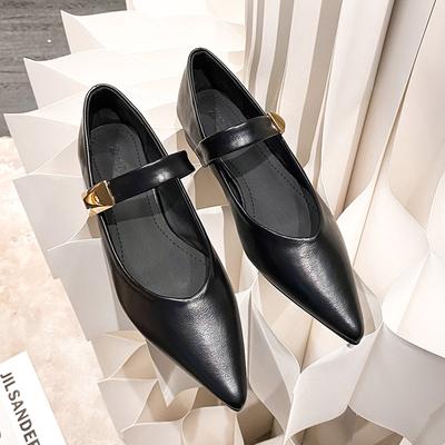 New Shoes for Women Pumps France Style High Heels Shoes Girl Pointed Toe Casual Dress Shoes