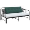 Back Cushion Dark Green 140 x 50 cm Cord Fabric