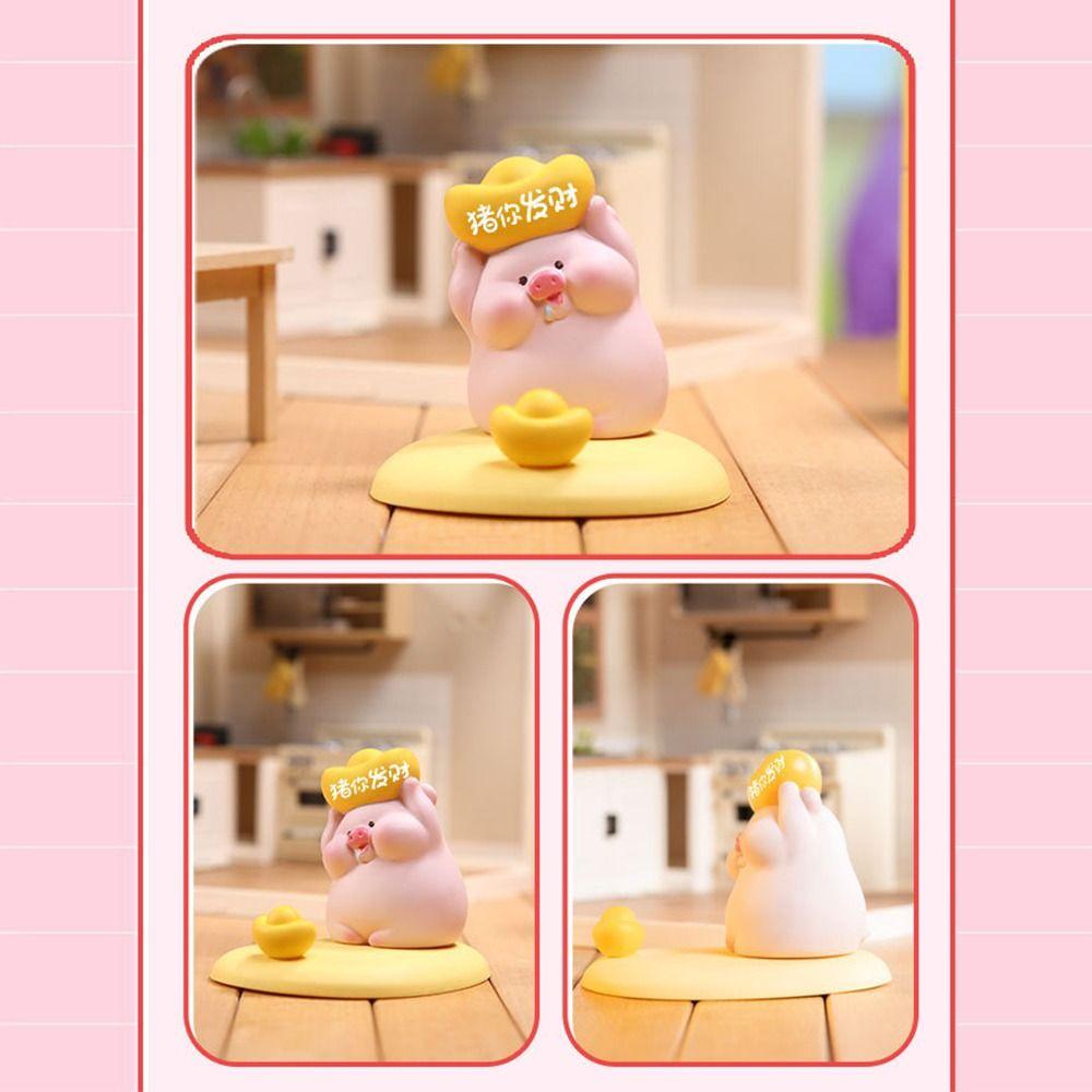 Lovely Cartoon Pig Phone Stand Pig Shaped Mobile Phone Bracket Pig Phone Holder  Car Ornament