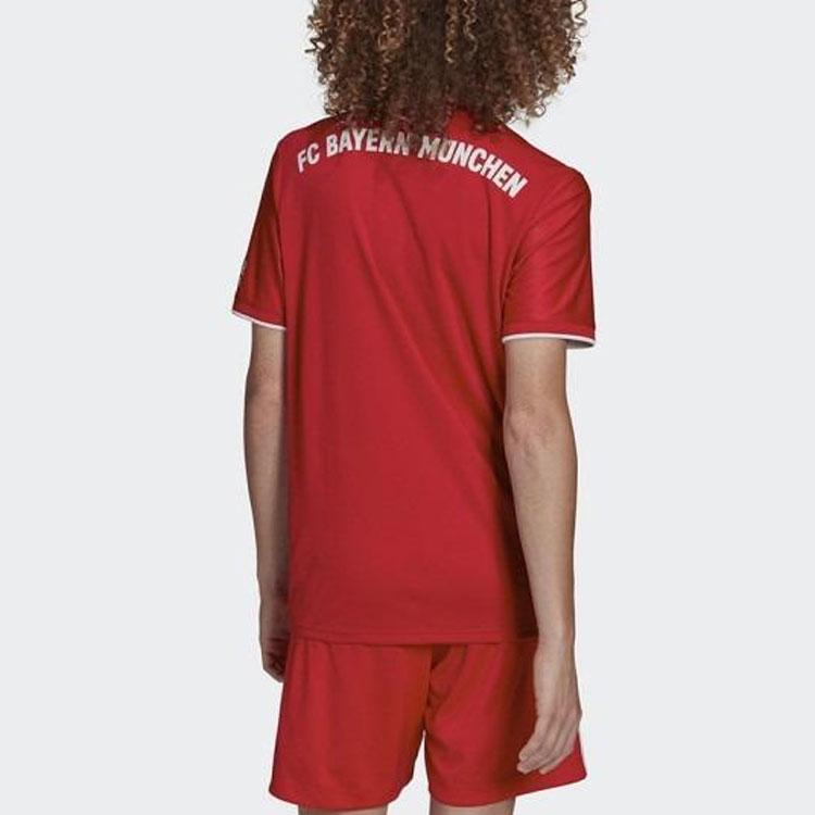 adidas FC Bayern Munich 2022 Home Soccer Jersey Short Sleeve Fan Edition Official Football Sportswear Tops Men Red FR8358