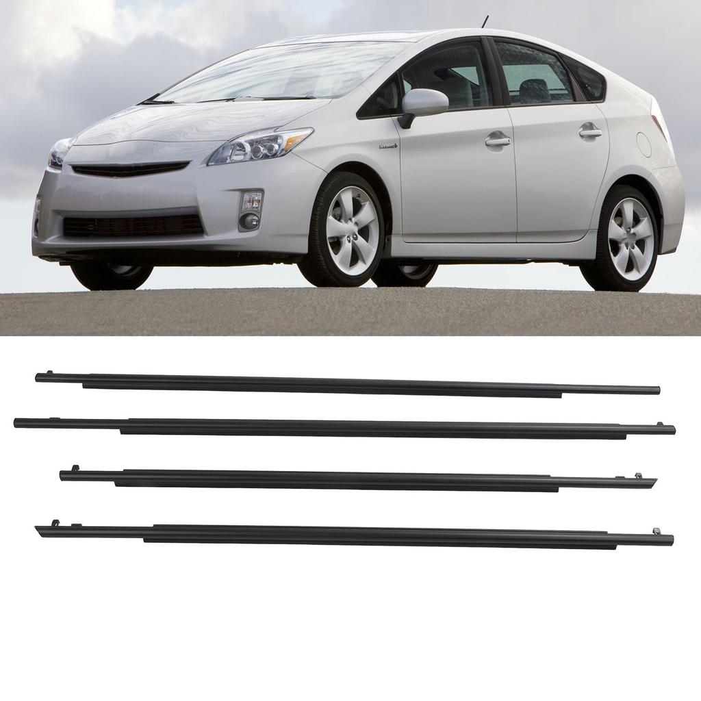 Replacement Exterior Window Windproof and Waterproof for Prius Weatherstrip, 2010-2015