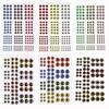 1 Sheets Mixed Color 3D Holographic Fish Eyes 3D Holographic Fly Tying Materials  Tackle Repair