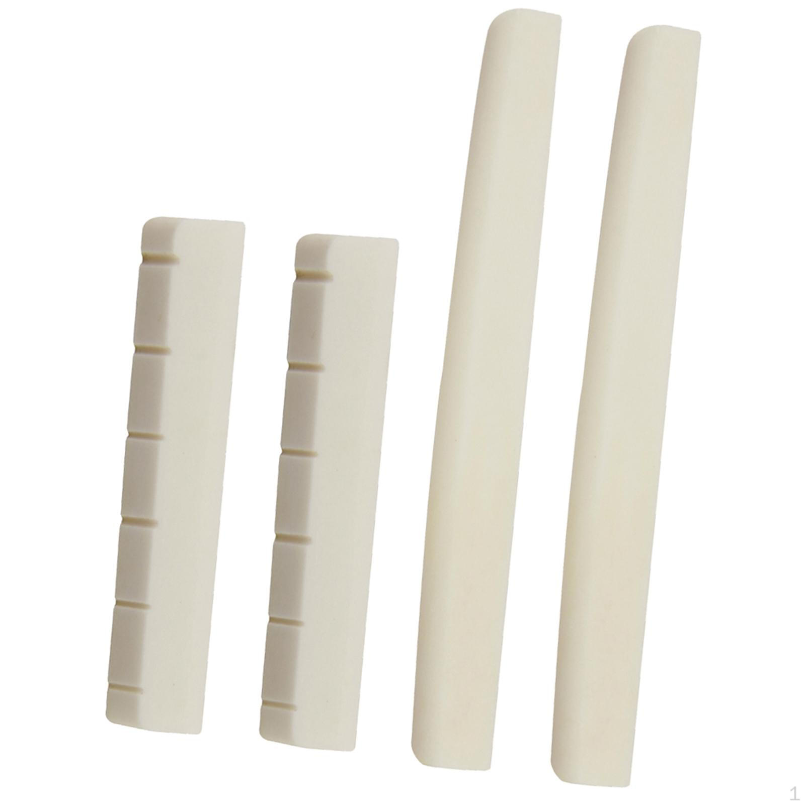 

2 сменных седла и гаек для гитарного бриджа для классической акустики