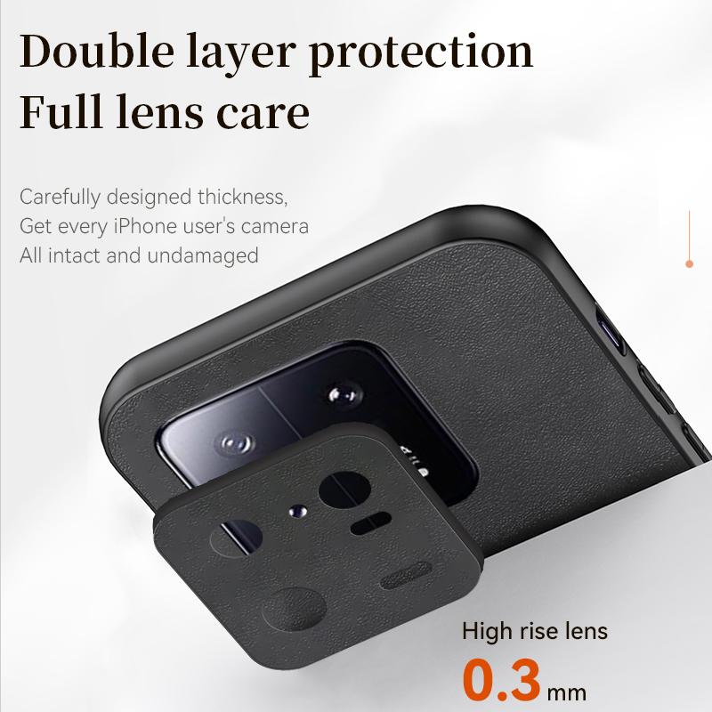 Pro Xiaomi Mi 13 Pro Pouzdro Luxusní Kožené Silikonové Nárazuvzdorné Pouzdro na Telefon Pro Xiaomi Mi 13 Mi 13Pro Magnetický Držák do Auta Zadní Kryt