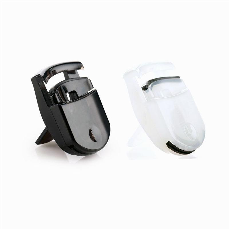 Portable Plastic Eyelash Curler, Clip Out Sunflower, Translucent White Eyelash Curler