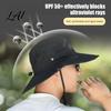 Casual Bucket Hat for Daily Use Mesh Sun Hats Men UV Protection Fishing Hat Wide Brim Gardening Breathable Foldable Summer Outdoor Hiking