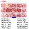 Copper Washer Flat Ring Seal Gasket Set High Hardness