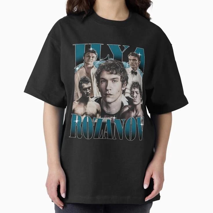 Ilya Rozanov Vintage Portrait Aesthetic Graphic T-T-Shirt 3XL