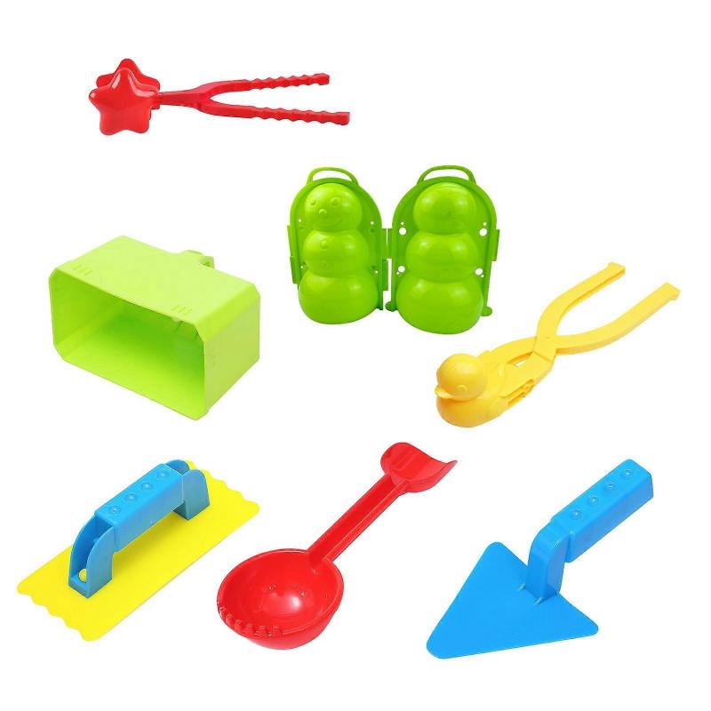 Camping Accessories Snow Snowball Maker Clip Maker Shaped Snow Sand Tool Winter Snow Toys Kit