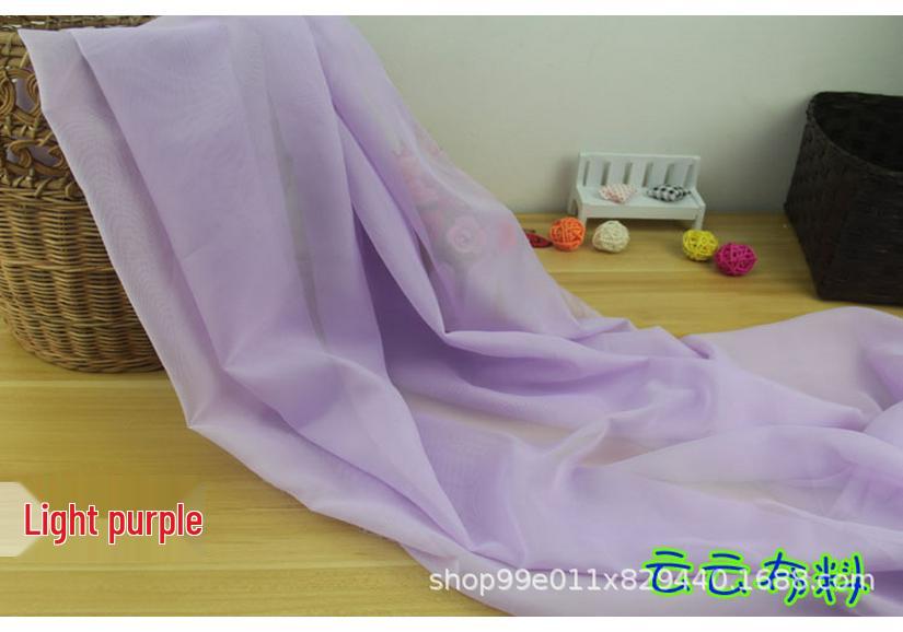 Special Offer Plain Chiffon Gauze Fabric for Clothing, DIY, Lining, Decoration & Wedding