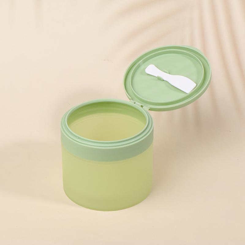 200G Plastik Krem Kavanozu Pp Yüz Kremi Kavanozu Doldurulabilir Losyon Krem Şişesi Kapaklı Geniş Ağızlı Diş Tozu Kutusu Kaşıklı