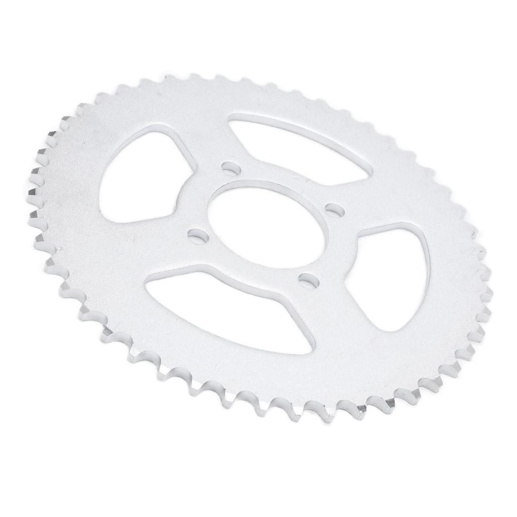 420 52mm 48T Sprocket Steel Rear Chain Roller Sprocket Kit for Electric Bicycle Kart Motorcycle