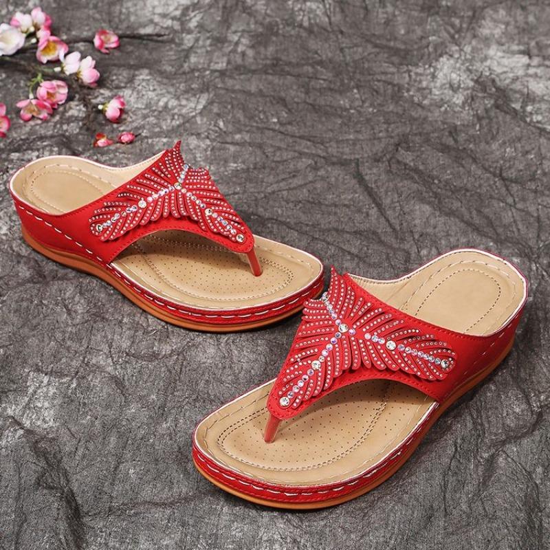 Summer Women Slippers Big Size Platform Wedges Sandals Non-Slip Open Toe Sandals Flip Flops Comfortable Beach Shoes Slides Women