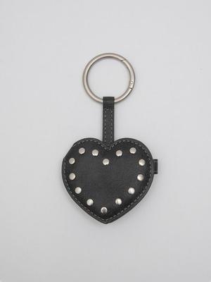 ROLAROLA HERZ-STECKER SPiegel-Schlüsselanhänger SCHWARZ