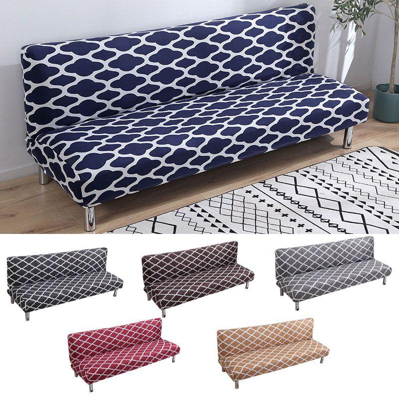 Versatile Stretch Geometry Sofa Bed Cover With Great Elasticity For Easy Fit