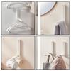 Wall Hangers For Clothes Punch Free Foldable Drying Rack Coat Racks Retractable Hanger Rack For Balcony