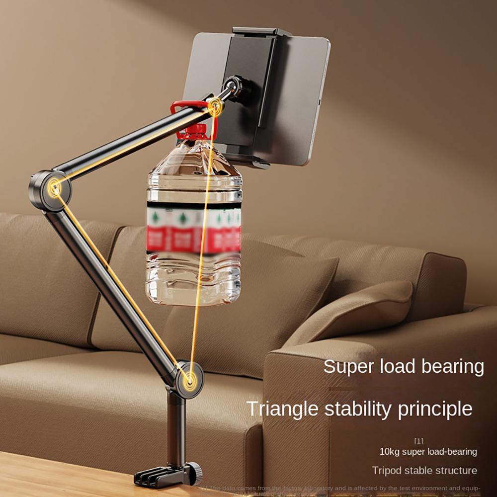 Desktop Mobile Phone Holder Bed Clip Bedside Lazy Live Broadcast Folding Cantilever Bracket for Apple Samsung iPad Tablet Holder