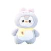 Rabbit Penguin Into Plush Doll Keychain Cartoon Toy Decoration Pendant Gift