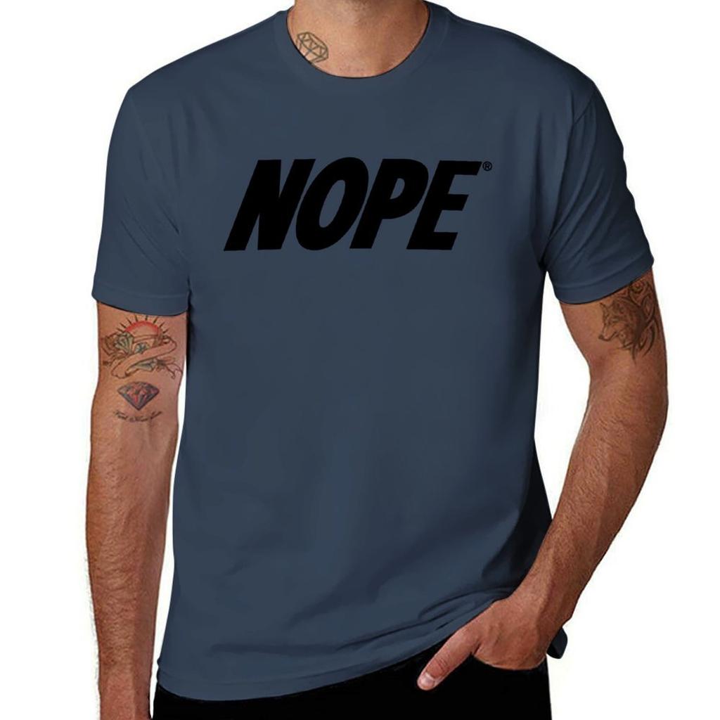 Nope Tshirt Art Pattern Printed Casual Top Tshirt