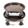 360-degree Rolling Movable Flower Pot Tray Round Flower Planter Stand Flower Pot Mover  Indoor Use