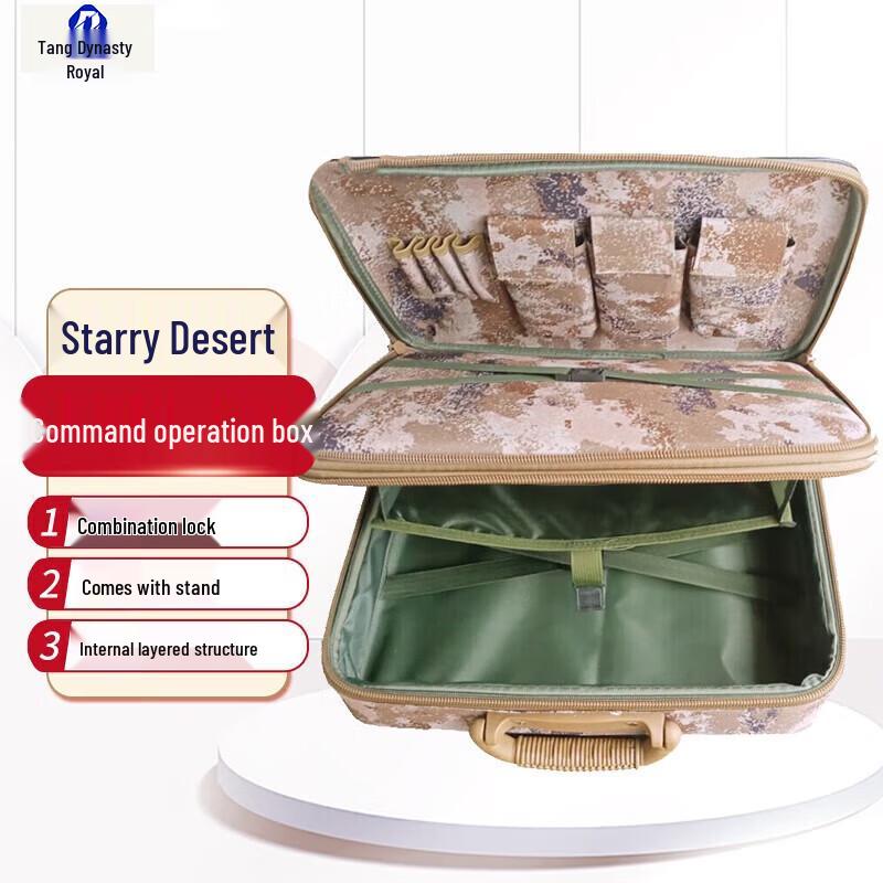 Tactical Double-Layer Portable Camouflage Work Box