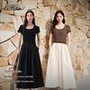 PEACEBIRD Simple Commuter A-Line Dress AAFAG212S