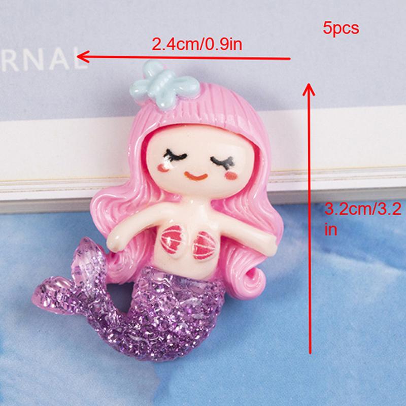 

5 шт. Мультяшный Золотая рыбка Хвост Милый Смола Серия Изготовление Ювелирных Изделий Сделай Сам Украшение