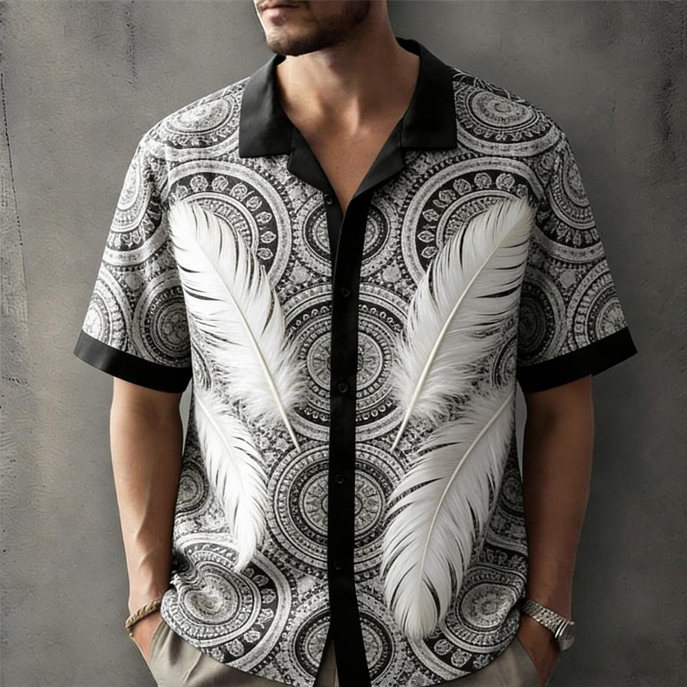 

Summer Fashion Casual Holiday Beach Shirt 3D Fun Pattern T-shirt Retro Short Sleeve Street Vacation Outdoor Men s and Women s Shirt S