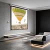 Projector Screen with Remote Control for Home Cinema and Office, Motorized Screen for Wall and Ceiling Mounting for Projector