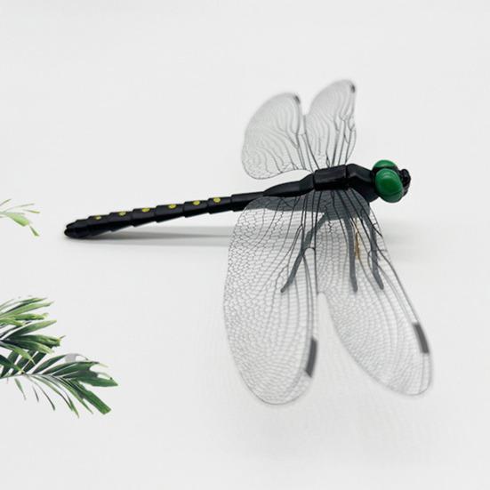 Dragonfly Clip for Insects Repellent 3D Artificial Dragonfly Hat Clip Clip-on Realistic Dragonfly for Outdoor Backyard Garden Decor
