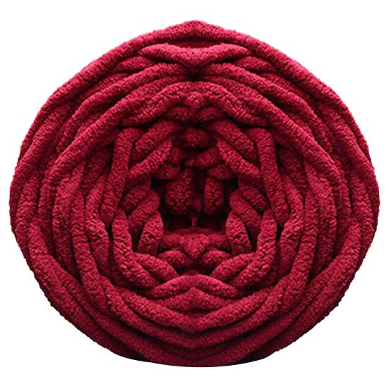 

Мягкий шарф DIY, свитер, полотенце, толстая пряжа, вязальная пряжа для полотенец, шарик 100 g вино красного